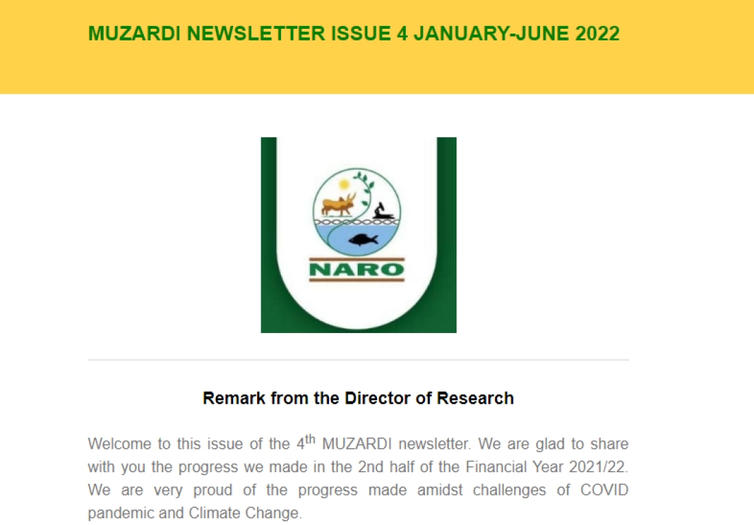 Muzardi Newsletter Issue 4 January-June 2022